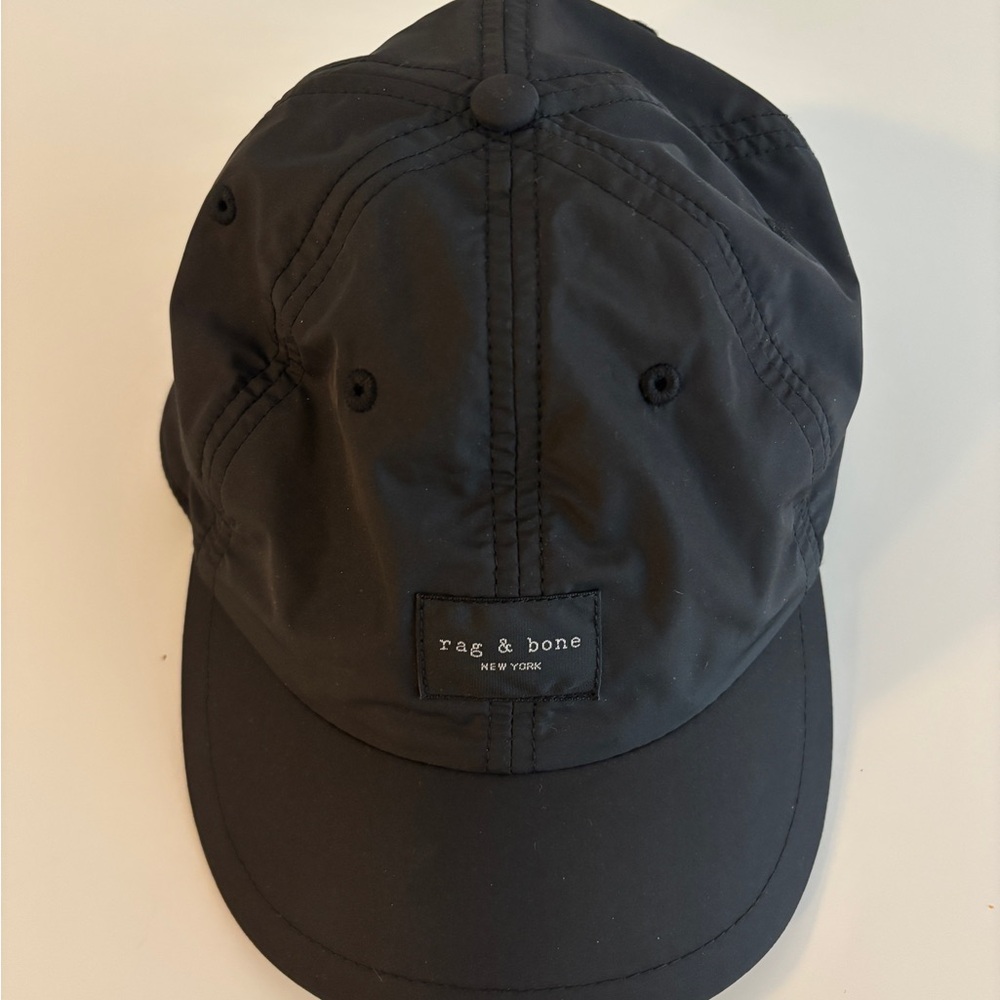 Rag & Bone Classic Black Baseball Cap